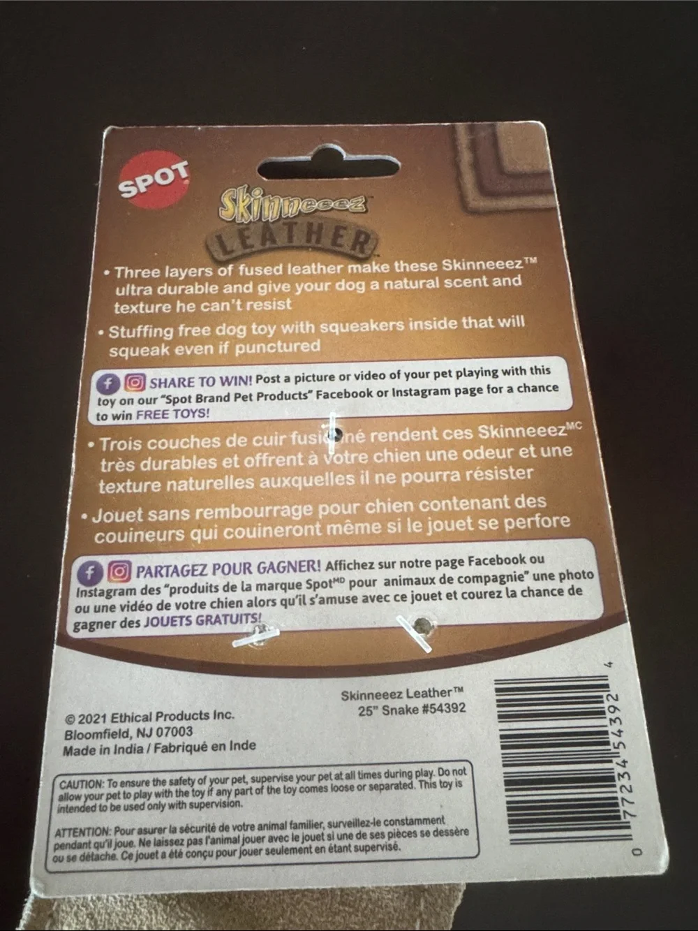 Spot durable stuffing